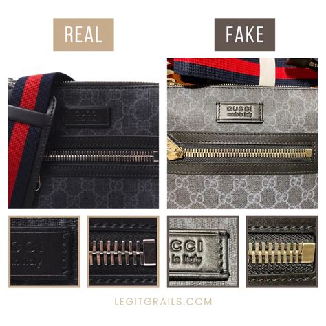 how to spot a fake gucci messenger bag|how to tell authentic gucci.